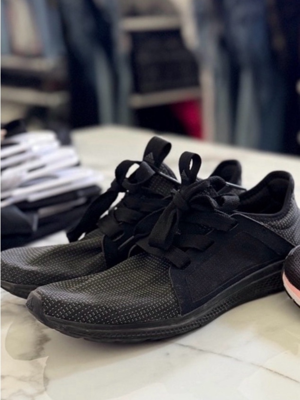Adidas Boost Women's Black Lightweight Sneakers